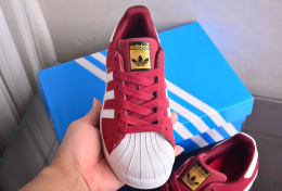 Adidas Superstar - Bordowe