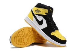 Nike Air Jordan 1 Retro High żółto czarne