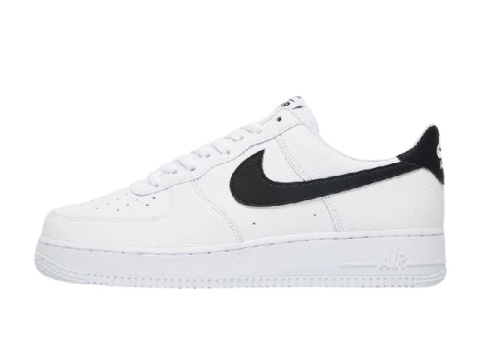 Nike air force one low | Białe - czarny znaczek